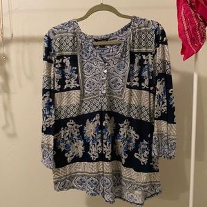 Lucky brandy long sleeve blouse